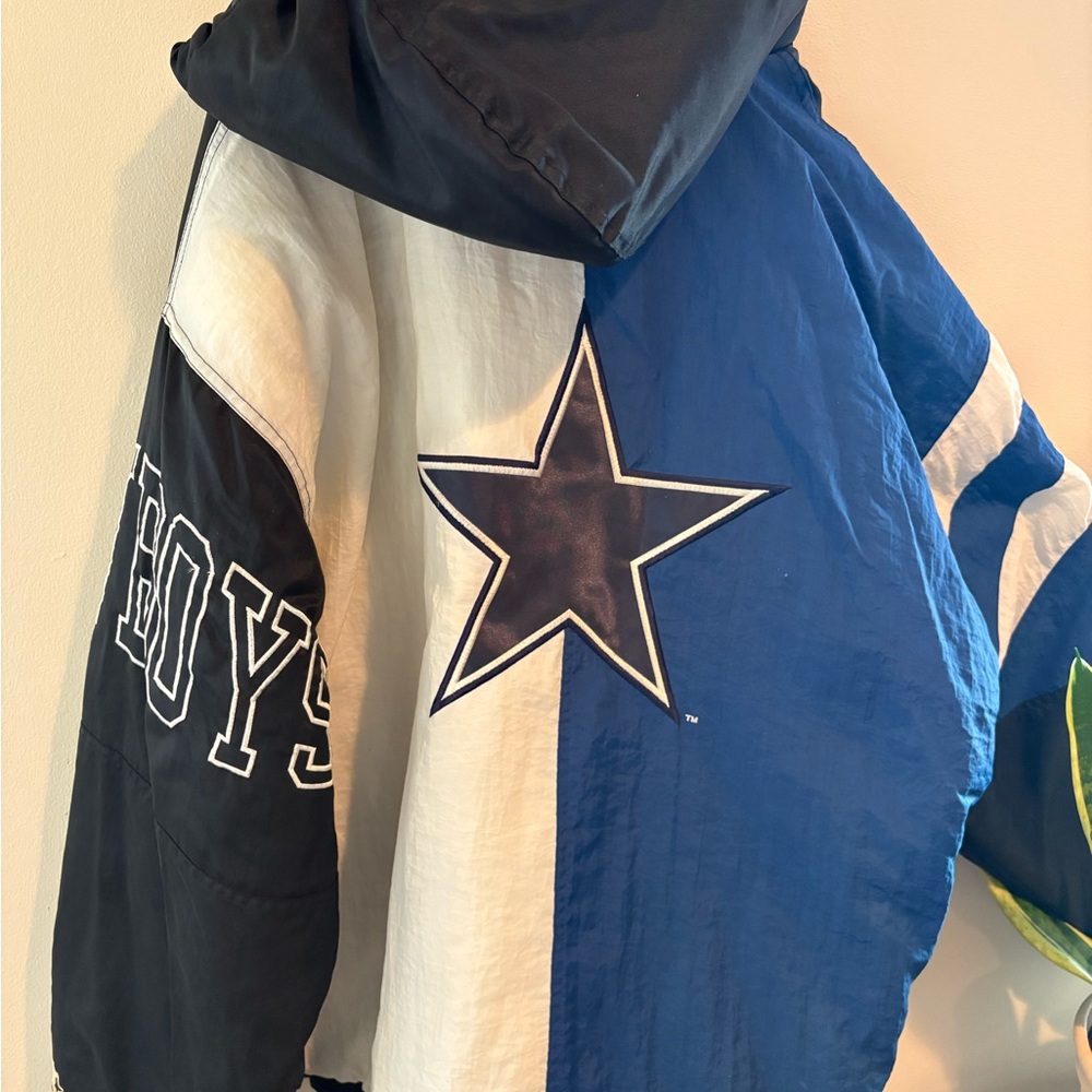 Vintage NFL Dallas Cowboys Starter Pullover Puffer Jacket
